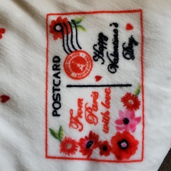 Valentines Parisian Throw - Picture 3 of 5